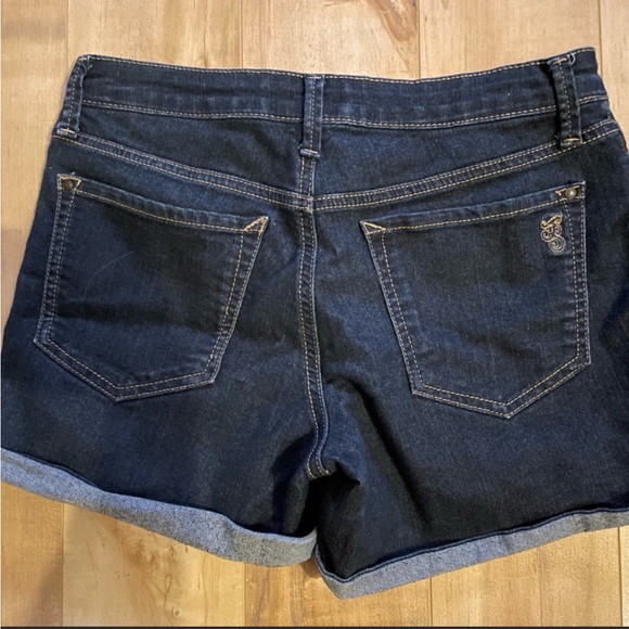 Jean skirt, Jean shorts, and pink summer tank top - Picture 8 of 10